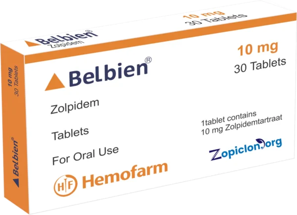 Zolpidemtartraat Belbien 10MG 30 Comprimés en France