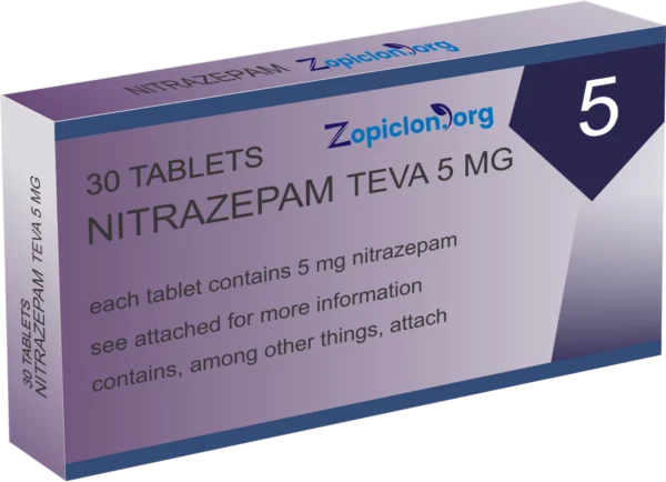 Nitrazépam teva 5mg 30 Comprimés en France